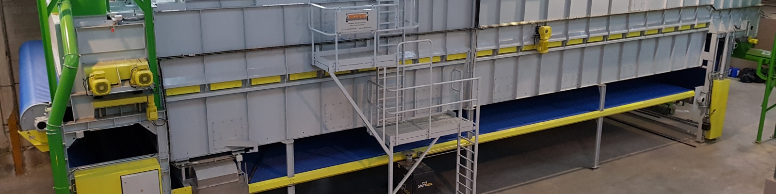 Drying of sawdust on a belt dryer