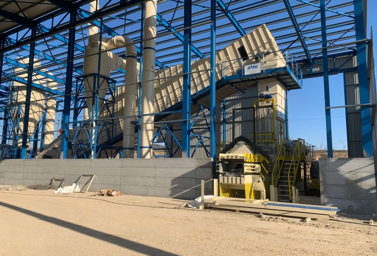 Drying of Alfalfa for cattle feed production