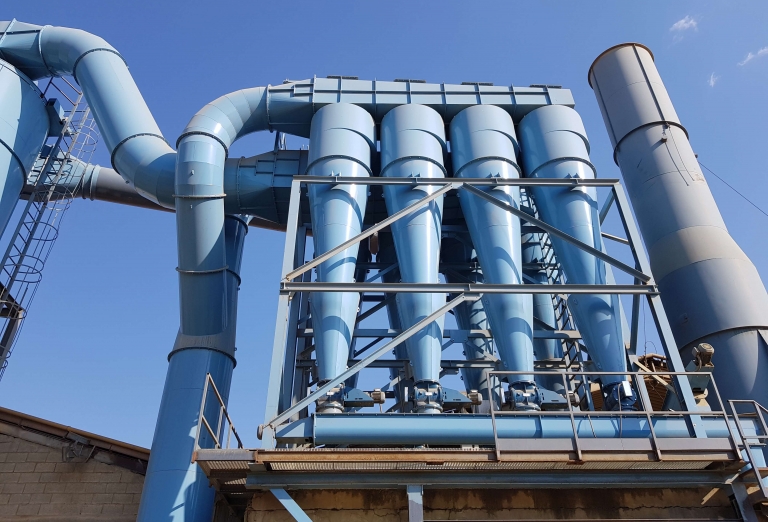 Dust emission reduction